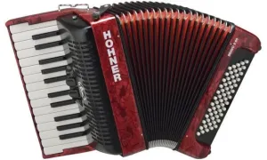 Hohner Bravo II 60 Červená Klávesový akordeón #6164861