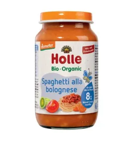 6x HOLLE Bio Spaghetti Bolognese, 220 g - mäsovo-zeleninový príkrm