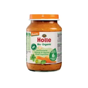 6x HOLLE Bio Zeleninová zmes, 190 g - zeleninový príkrm