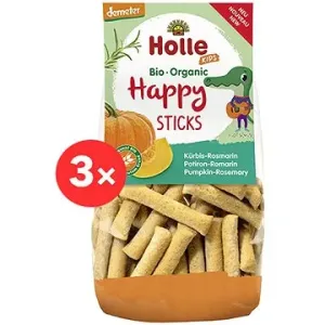 HOLLE Happy tyčinky tekvica rozmarín 3× 100 g