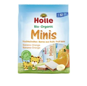 Minis ovocné tyčinky - banán a pomaranč BIO HOLLE 8x12,5 g