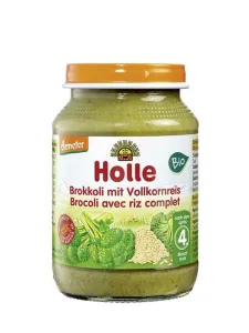 Detská výživa - brokolica s ryžou BIO HOLLE 190 g