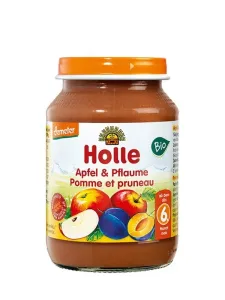 Detská výživa - jablko a slivka BIO HOLLE 190 g