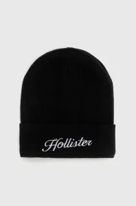 Čiapka Hollister Co. čierna farba, #4233968