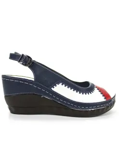 HOLMANN komfort sandále TI952073091 modrá - 36