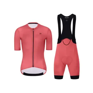 HOLOKOLO Cyklistický krátky dres a krátke nohavice - VICTORIOUS LADY - červená