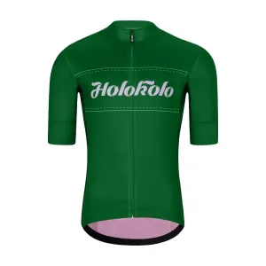 HOLOKOLO Cyklistický dres s krátkym rukávom - GEAR UP - zelená