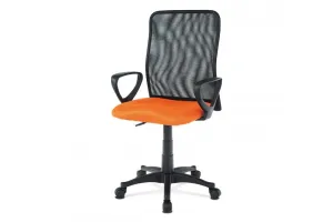 AUTRONIC KA-B047 ORA kancelárska stolička, látka MESH oranžová / čierna
