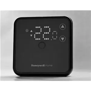 Honeywell Home DT3, Programovateľný bezdrôtový termostat, 7-denný program, čierna