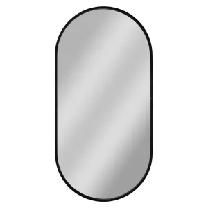 HOPA - Zrkadlo bez osvetlenia BRANDIS BLACK - Rozmer A - 40 cm, Rozmer C - 80 cm OLNZBRA4080B #9034803