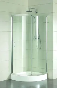 HOPA - Sprchovací kút Albatera - Farba rámu zásteny - Hliník leštený, Rozmer A - 90, Rozmer B - 90, Výplň - Číre bezpečnostné sklo - 4 mm BCALB90CC