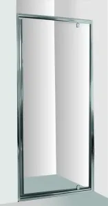 HOPA - Sprchové dvere do niky SMART - alarm - Farba rámu zásteny - Hliník chróm, Rozmer A - 90, Smer zatváranie - Univerzálny Ľavé / Pravé, Výplň - Grape bezpečnostné sklo - 6 mm OLBALA90CGBV