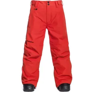 Horsefeathers REESE YOUTH PANTS Chlapčenské lyžiarske/snowboardové nohavice, červená, veľkosť #450748