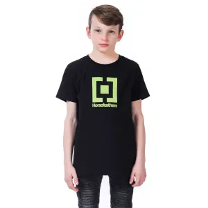 Horsefeathers BASE YOUTH T-SHIRT Chlapčenské tričko, čierna, veľkosť M