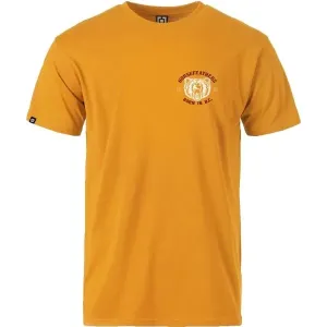 Horsefeathers GRIZZLY T-SHIRT Pánske tričko, žltá, veľkosť