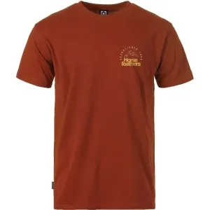 Horsefeathers PEAK EMBLEM T-SHIRT Pánske tričko, červená, veľkosť