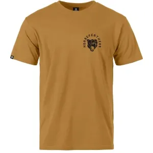 Horsefeathers ROAR II Pánske tričko, hnedá, veľkosť #9327705