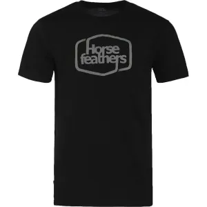 Horsefeathers ROOTER TECH T-SHIRT Pánske tričko, čierna, veľkosť #5708818