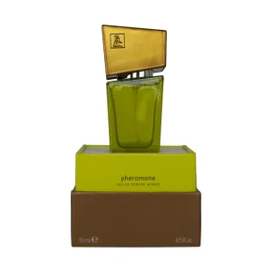 Parfém HOT Shiatsu Fragrance lime s feromónmi pre ženy 15 ml
