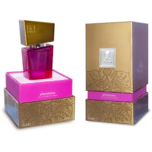 Parfém HOT Shiatsu Fragrance pink s feromónmi pre ženy 15 ml