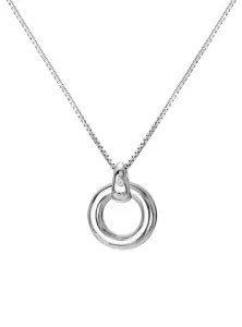 Hot Diamonds Minimalistický strieborný náhrdelník s diamantom Forever DP900 (retiazka, prívesok)