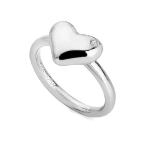 Hot Diamonds Romantický strieborný prsteň s diamantom Desire DR274 56 mm #9414075