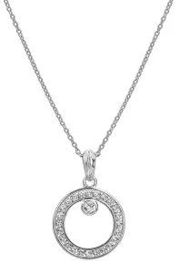 Hot Diamonds Strieborný náhrdelník s diamantom a topazmi Orbit DP929 (retiazka, prívesok) #8388670