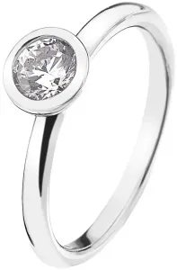Hot Diamonds Strieborný prsteň Emozioni scintilla Clear Innocence ER018 55 mm