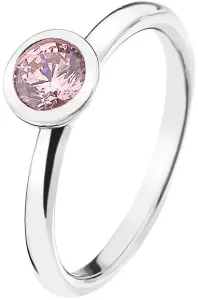 Hot Diamonds Strieborný prsteň Emozioni scintilla Pink Compassion ER017 51 mm