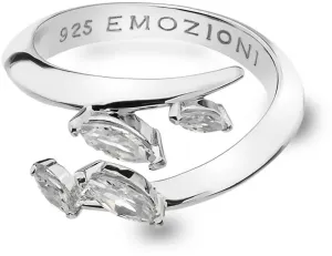 Hot Diamonds Strieborný prsteň Hot Diamonds Emozioni sa zirkónmi ER023 56 mm