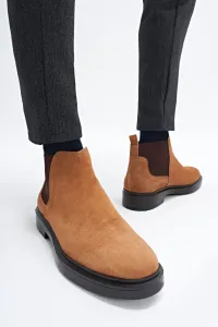 Hotiç Genuine Leather Glazed Men's Casual Boots
