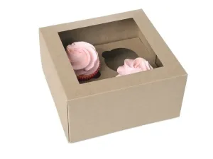 House of Marie Kraftové krabice na muffiny a cupcakes  2 ks