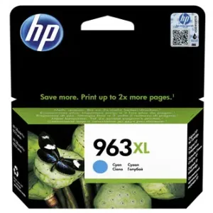 HP originálna cartridge 3JA27AE#301, HP 963, cyan, blistr, 1600 str., 22.92ml, high capacity, HP Officejet Pro 9010, 9012, 9014, 9015, 90
