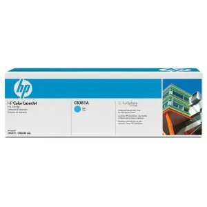 HP originál toner CB381A, cyan, 21000str., HP 824A, HP Color LaserJet CP6015n, dn, xh, CM6030, 6040, O