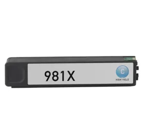 Kompatibilná kazeta s HP 981XL L0R09A azúrová (cyan)