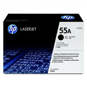 HP Tonerová cartridge HP Color LaserJet P3015, black, CE255A, 6000s, O - originál