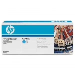 HP Tonerová cartridge HP Color LaserJet CP5225, cyan, CE741A, 7300s, O - originál