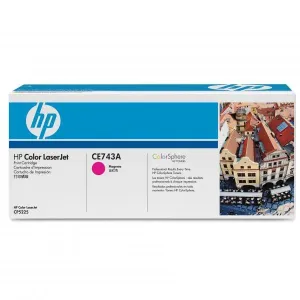 HP Tonerová cartridge HP Color LaserJet CP5225, magenta, CE743A, 7300s, O - originál