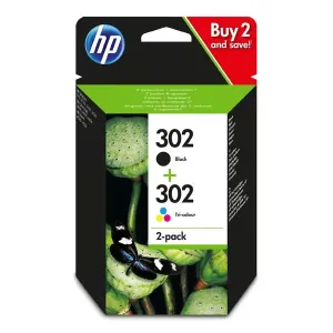 HP 302 Atramentová kazeta Combopack / Black+Color (X4D37AE)