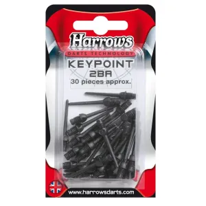 Hroty HARROWS Keypoint soft 2ba 30ks čierne