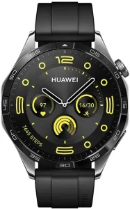 Huawei Watch GT 4 46 mm Black Fluoroelastomer Strap