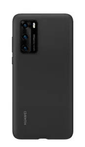 Puzdro originálne Silicone Case pre Huawei P40, black 51993719