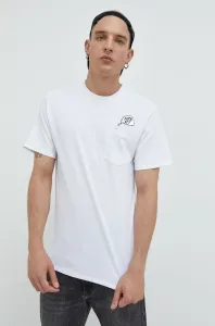 Bavlnené tričko HUF biela farba, s potlačou #7520386