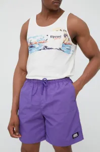 Plavkové šortky HUF fialová farba