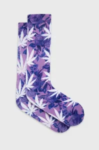 Ponožky HUF pánske, fialová farba
