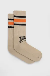 Ponožky HUF X Trasher pánske, béžová farba