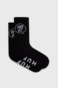 Ponožky HUF čierna farba #257557