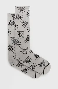 Ponožky HUF dámske, šedá farba