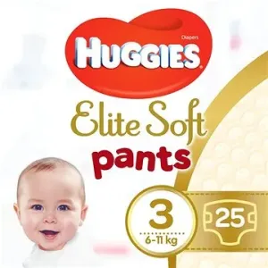 HUGGIES Elite Soft Pants jednorázové plienky veľ. 3, 25 ks