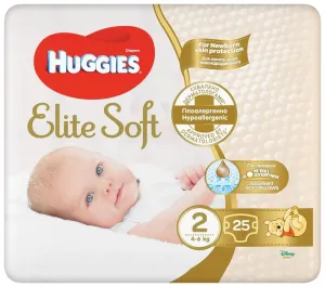 HUGGIES® Elite Soft Plienky jednorázové 2 (4-6 kg) 25 ks